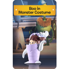 Boo in Monster Costume