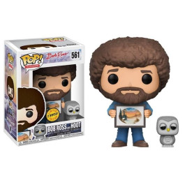 Funko Bob Ross and Hoot Chase