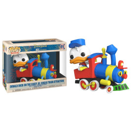 Funko Donald Duck on the Casey Jr. Circus Train Attraction