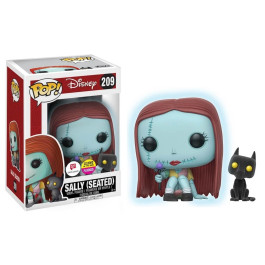 Funko Flocked Seated Sally GITD