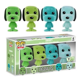 Funko Mini Flocked Snoopy 4 Pack