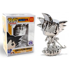 Funko Goku & Flying Nimbus Silver Chrome