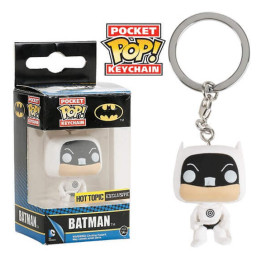 Funko Keychain White Target Suit Batman