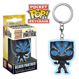 Funko Keychain Black Panther GITD