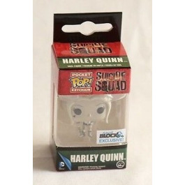 Funko Keychain Black & White Harley Quinn