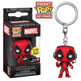 Funko Keychain Deadpool Gamer GITD