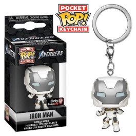 Funko Keychain Iron Man White Suit