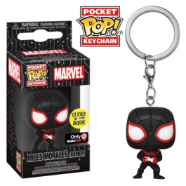 Funko Keychain Miles Morales Gamer GITD