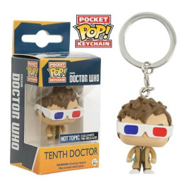 Funko Keychain Tenth Doctor 3D Glasses