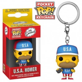 Funko Keychain U.S.A. Homer