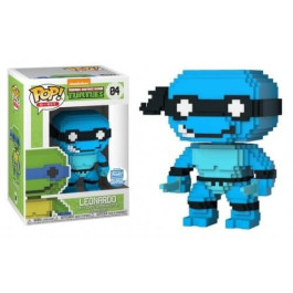 Funko Leonardo 8-Bit Neon Blue