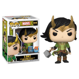 Funko Loki with Mjolnir