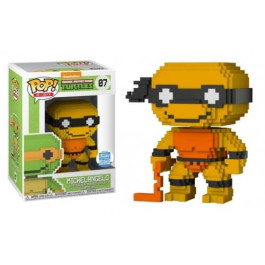 Funko Michelangelo 8-Bit Neon Orange