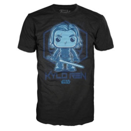 Funko Pop Tee Holographic Kylo Ren L