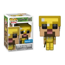 Funko Steve in Gold Armor