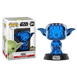 Funko Yoda Blue Chrome