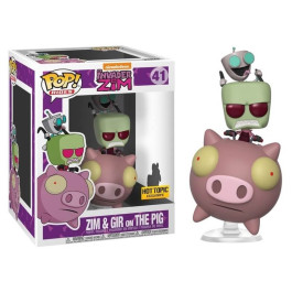 Funko Zim & Gir on the Pig