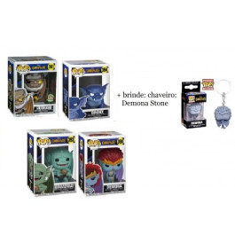 Funko Gargoyles Hudson- Bronx-Gargoyles Broadway-Demona + Brinde chaveiro