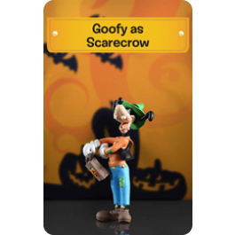 Goofy as Scarecrow