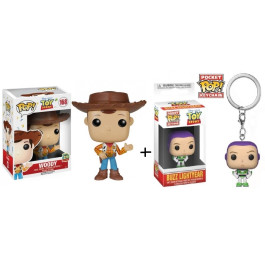 Funko Woody168 + Funko Keychain Buzz Lightyear