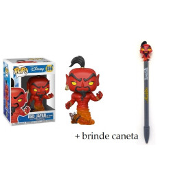 Funko Red Jafar as Genie + brinde Funko Pen Topper Red Jafar as Genie