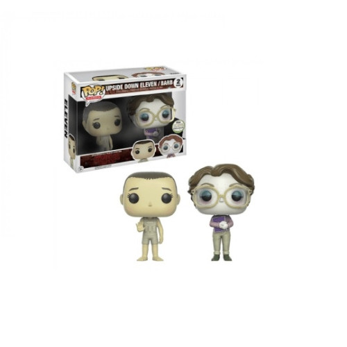 Funko Pop UPSIDE DOWN ELEVEN / BARB 2 PACK ECCC Convention Excl