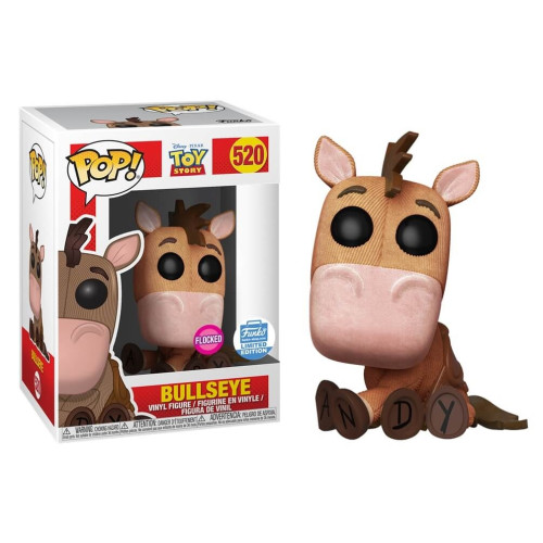 flocked bullseye pop vinyl