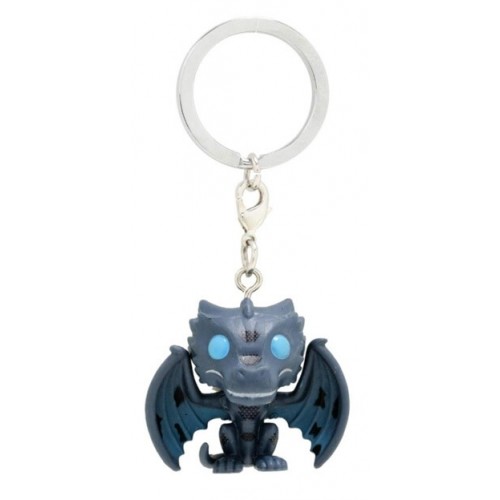 Funko Pocket Pop Keychain HBO Game Of Thrones Icy Viserion Box Lunch Exclusive
