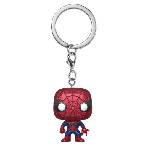Funko Mania Funko Keychain Metallic Spider-Man, Homem ...