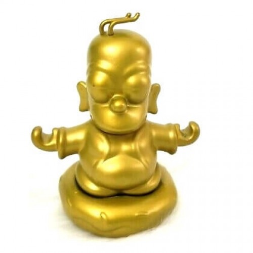 Loot Crate Homer Simpson Gold Budda Buddha The Simpsons LootCrate NEW! 