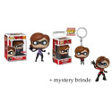 Funko Elastigirl Stretchy + Funko Keychain Elastigirl + brinde Mystery Mini Elastigirl