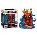 Funko King Deadpool on Throne