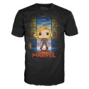 Funko Pop Tee Captain Marvel M