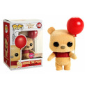 Funko Flocked Winnie the Pooh with Red Balloon