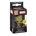 Funko Keychain Groot Gamer GITD