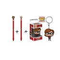 Funko Pen Topper Elastigirl + Jack-Jack + Funko Keychain Elastigirl