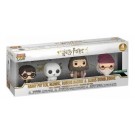 Funko Pocket Pop! Harry Potter (Robes), Hedwig, Rubeus Hagrid & Albus Dumbledore