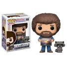 Funko Bob Ross and Raccoon