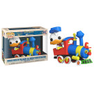 Funko Donald Duck on the Casey Jr. Circus Train Attraction
