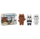 Funko Flocked Grizz, Panda & Ice Bear