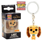 Funko Keychain Flocked Lady