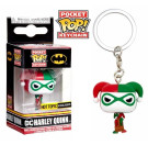 Funko Keychain Harley Quinn Holiday