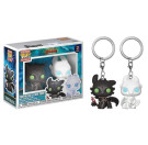 Funko Keychain Toothless & Light Fury