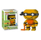 Funko Michelangelo 8-Bit Neon Orange