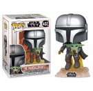Funko The Mandalorian with the Child Flying