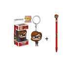 Funko Keychain Elastigirl+Funko Pen Topper Elastigirl