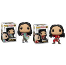 Funko Mulan Villager e Funko Mulan Warrior