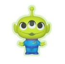 Mystery Mini Alien GITD