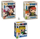 Funko Peter Pan + Captain Hook + Tinker Bell