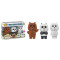 Funko Flocked Grizz, Panda & Ice Bear